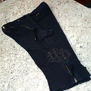 Harley-Davidson Black Cargo Capris..6